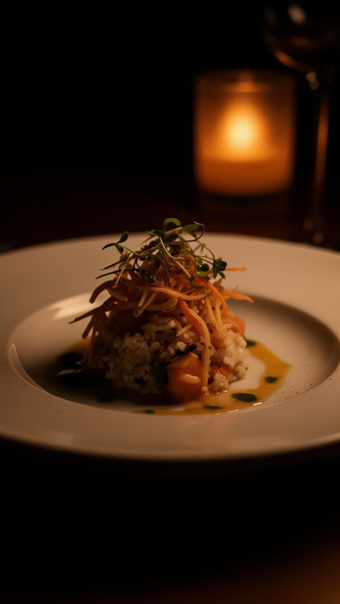 Plato de autor en Nébora Restaurante